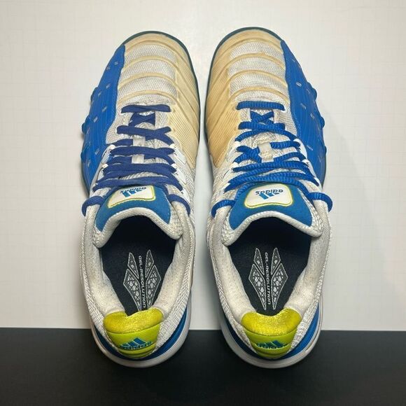 Mens ADIDAS Barricade V Blue Athletic Shoes / Multi Size LEFT 10 - RIGHT 10.5 - Picture 5 of 8